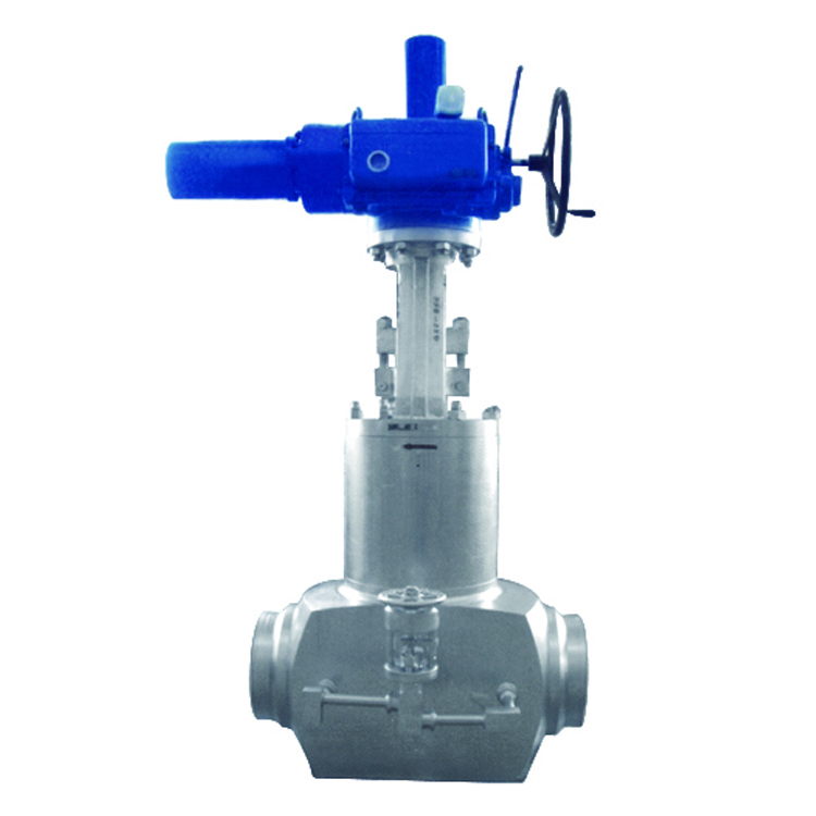 High temperature high pressure integral forged steel gate valve
