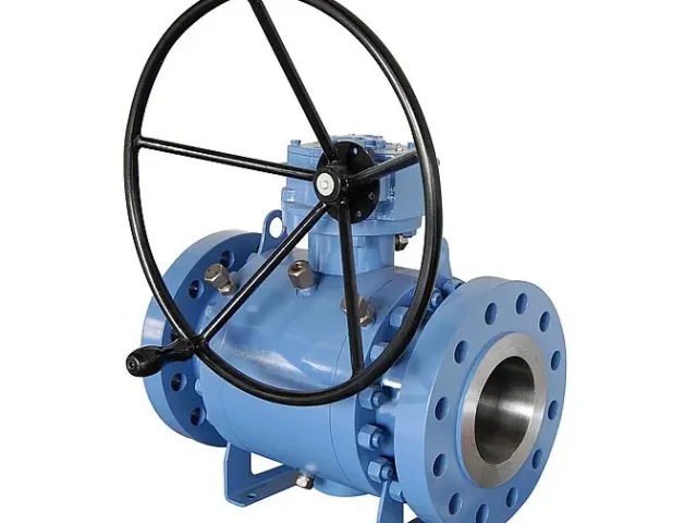 Trunnion mounted ball valve
